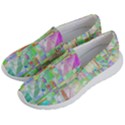 Pastel Quilt Background Texture Men s Lightweight Slip Ons View2