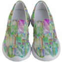 Pastel Quilt Background Texture Kids  Lightweight Slip Ons View1