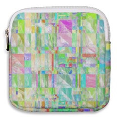 Pastel Quilt Background Texture Mini Square Pouch