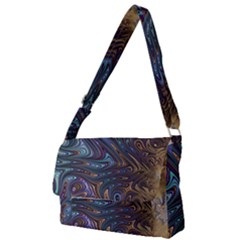 Fractal Art Artwork Globular Full Print Messenger Bag