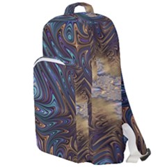 Fractal Art Artwork Globular Double Compartment Backpack