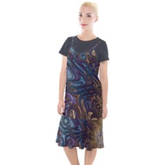 Fractal Art Artwork Globular Camis Fishtail Dress