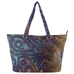 Fractal Art Artwork Globular Full Print Shoulder Bag