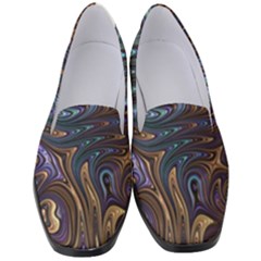 Fractal Art Artwork Globular Women s Classic Loafer Heels