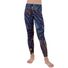 Fractal Art Artwork Globular Kids  Lightweight Velour Leggings