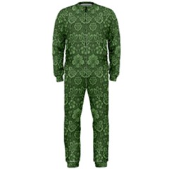 Damask Pattern Victorian Vintage Onepiece Jumpsuit (men)  by Pakrebo