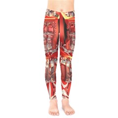 Mechanical Droid Mandelbulb Kids  Legging by Pakrebo