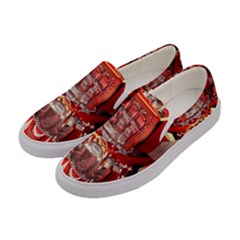 Mechanical Droid Mandelbulb Women s Canvas Slip Ons by Pakrebo