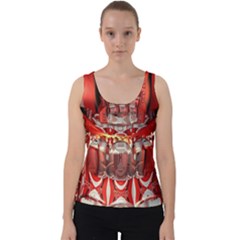 Mechanical Droid Mandelbulb Velvet Tank Top by Pakrebo