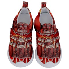 Mechanical Droid Mandelbulb Kids  Velcro No Lace Shoes by Pakrebo