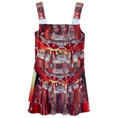 Mechanical Droid Mandelbulb Kids  Layered Skirt Swimsuit