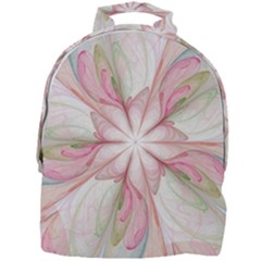 Pink Blue Flower Blossom Rose Mini Full Print Backpack