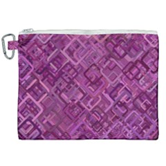 Purple Pattern Background Canvas Cosmetic Bag (xxl) by Pakrebo