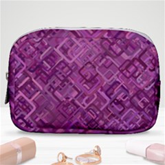 Purple Pattern Background Make Up Pouch (small)