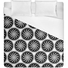 Pattern Swirl Spiral Repeating Duvet Cover (king Size) by Pakrebo