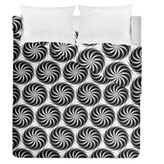 Pattern Swirl Spiral Repeating Duvet Cover Double Side (queen Size) by Pakrebo