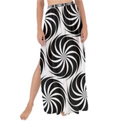 Pattern Swirl Spiral Repeating Maxi Chiffon Tie-up Sarong by Pakrebo