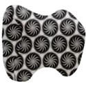 Pattern Swirl Spiral Repeating Head Support Cushion View3