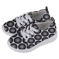 Pattern Swirl Spiral Repeating Kids  Lightweight Sports Shoes by Pakrebo