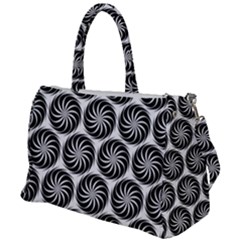 Pattern Swirl Spiral Repeating Duffel Travel Bag