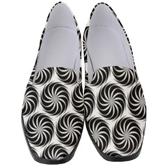 Pattern Swirl Spiral Repeating Women s Classic Loafer Heels by Pakrebo