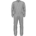 Wave Wave Lines Diagonal Seamless OnePiece Jumpsuit (Men)  View1