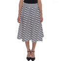 Wave Wave Lines Diagonal Seamless Perfect Length Midi Skirt View1