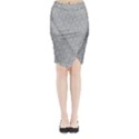 Wave Wave Lines Diagonal Seamless Midi Wrap Pencil Skirt View1