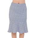 Wave Wave Lines Diagonal Seamless Mermaid Skirt View1