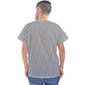 Wave Wave Lines Diagonal Seamless Men s V-Neck Scrub Top View2