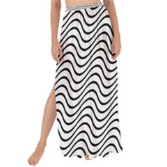 Wave Wave Lines Diagonal Seamless Maxi Chiffon Tie-up Sarong by Pakrebo