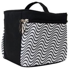 Wave Wave Lines Diagonal Seamless Make Up Travel Bag (big) by Pakrebo