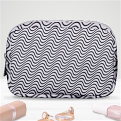 Wave Wave Lines Diagonal Seamless Make Up Pouch (small)