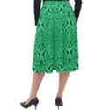 Triangle Background Pattern Classic Velour Midi Skirt  View2