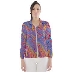 Fractal Psychedelic Fantasy Surreal Windbreaker (women) by Pakrebo