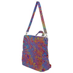 Fractal Psychedelic Fantasy Surreal Crossbody Backpack