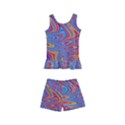 Fractal Psychedelic Fantasy Surreal Kids  Boyleg Swimsuit View1