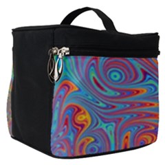 Fractal Psychedelic Fantasy Surreal Make Up Travel Bag (small) by Pakrebo