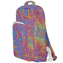 Fractal Psychedelic Fantasy Surreal Double Compartment Backpack