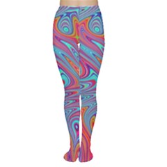 Fractal Bright Fantasy Design Tights by Pakrebo