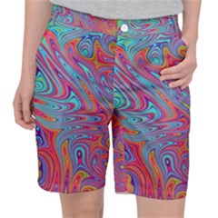 Fractal Bright Fantasy Design Pocket Shorts by Pakrebo