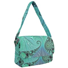 Fractal Artwork Fan Shape Art Courier Bag