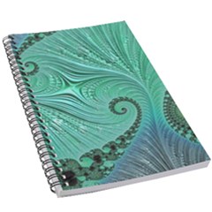 Fractal Artwork Fan Shape Art 5 5  X 8 5  Notebook