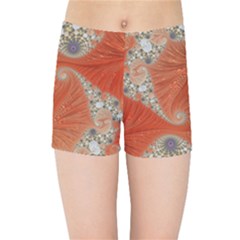 Fractal Art Artwork Pattern Fractal Kids  Sports Shorts by Pakrebo