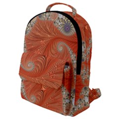 Fractal Art Artwork Pattern Fractal Flap Pocket Backpack (small)