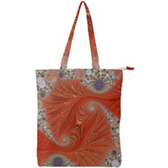 Fractal Art Artwork Pattern Fractal Double Zip Up Tote Bag