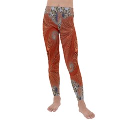 Fractal Art Artwork Pattern Fractal Kids  Lightweight Velour Leggings