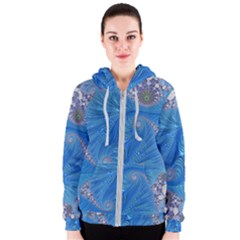 Fractal Artwork Artwork Fractal Art Women s Zipper Hoodie