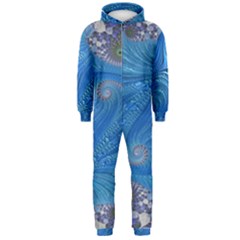 Fractal Artwork Artwork Fractal Art Hooded Jumpsuit (Men) 