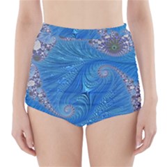 Fractal Artwork Artwork Fractal Art High-Waisted Bikini Bottoms